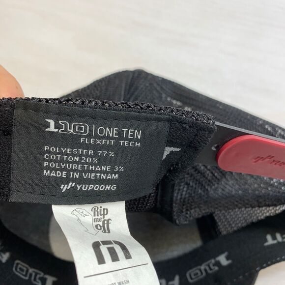 Travis Matthew Golf Hat FlexFit Tech 110 Gray Trucker Mesh Snapback Baseball Cap - Picture 8 of 9